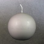 8cm Diameter Grey Ball Candles